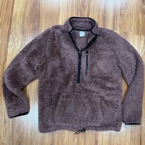 Victoria’s Secret teddy bear fleece pullover size small